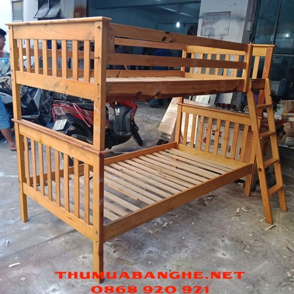 Giường Tầng Cũ Gỗ Cao Su 1m 3