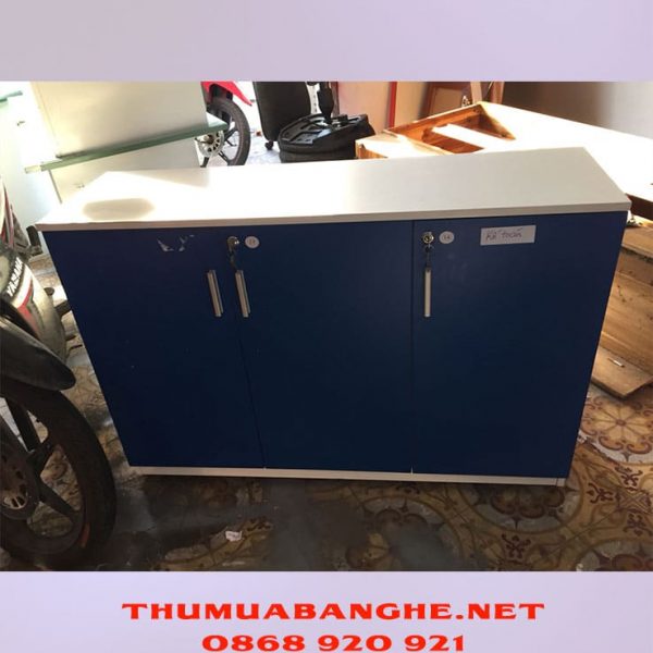 Thanh Lý Tủ Hồ Sơ Thấp 3 Cánh Màu Kem 4