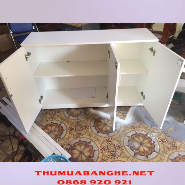 Thanh Lý Tủ Hồ Sơ Thấp 3 Cánh Màu Kem 5