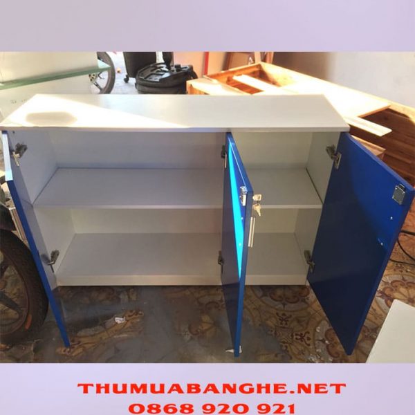 Thanh Lý Tủ Hồ Sơ Thấp 3 Cánh Màu Kem 6