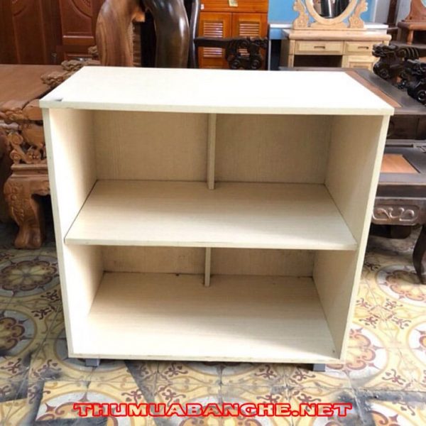 Kệ Hồ Sơ Cũ MDF 2 Ngăn Màu Kem -1