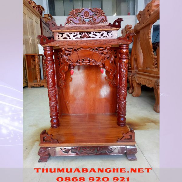 Thanh Lý Bàn Thờ Ông Địa Gỗ Xoan 60 BT27 -1