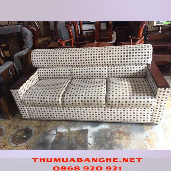 Thanh Lý Ghế Sofa Chi Lai Chấm Vuông -1