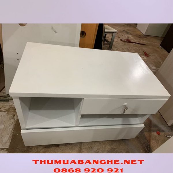 Thanh Lý Kệ Tivi Ván MDF Màu Trắng -1