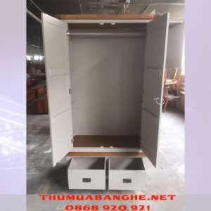 Thanh Lý Tủ Quần Áo 2 Cánh 1m1 x 2m 1 Thanh Lý Tủ Quần Áo 2 Cánh 1m1 x 2m 3