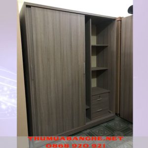 Thanh Lý Tủ Quần Áo Cửa Lùa 1m2 1m4 1m6 MDF -1