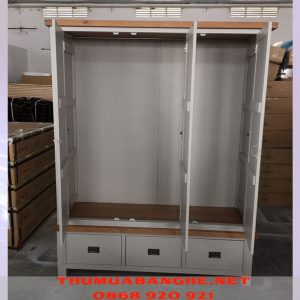 Thanh Lý Tủ Quần Áo Gỗ 1m6 x 2m Xuất Khẩu Châu Âu 3