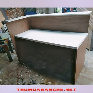 Thanh Lý Quầy 1m8 Trắng Nâu 1 Thanh Lý Quầy 1m8 Trắng Nâu 2