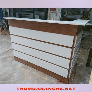 Thanh Lý Quầy 1m8 Trắng Nâu -1