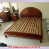 Thanh Lý Giường Ngủ Gỗ Xoan Đào 1m6 x 2m -1