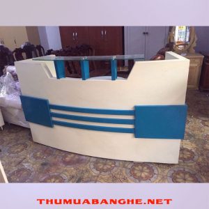 Thanh Lý Quầy 1m8 Màu Trắng Xanh -1