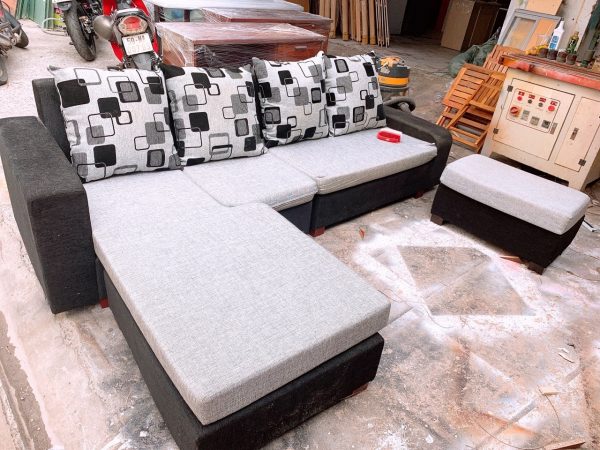 Thanh Lý Bộ Sofa Chữ L Giá Rẻ SPK01 2