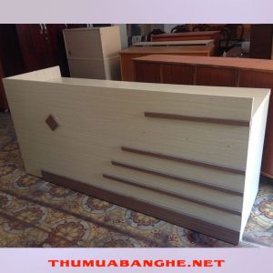 Quầy Tiếp Tân Cũ 1m95 x 60cm Màu Kem -1