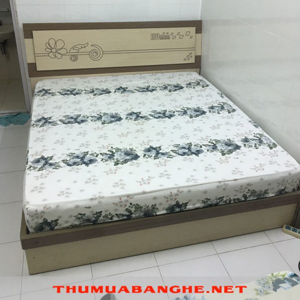 Thanh Lý Giường Cũ 1m6 Màu Nâu Giá Rẻ -1