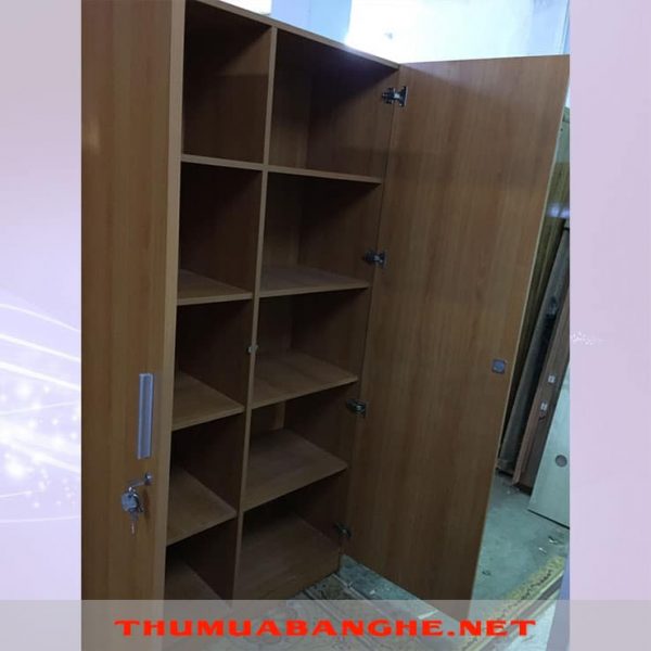 Tủ Hồ Sơ Cũ 2 Cánh Nhiều Ngăn Ván MDF 1