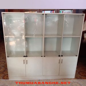 Tủ Trưng Bày Mỹ Phẩm Cũ 1m6 x 1m5 Giá Rẻ -1