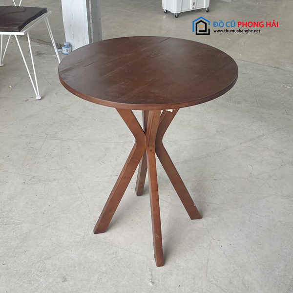 ban-cafe-10 Bàn Cafe Gỗ Nâu Mặt Tròn Tồn Kho Giá Rẻ  
