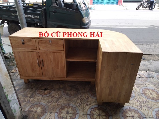 Thanh lý quầy gỗ 1m6x90cm cao 80cm cũ giá rẻ   quay-cu-1 Thanh lý quầy gỗ 1m6x90cm cao 80cm cũ giá rẻ