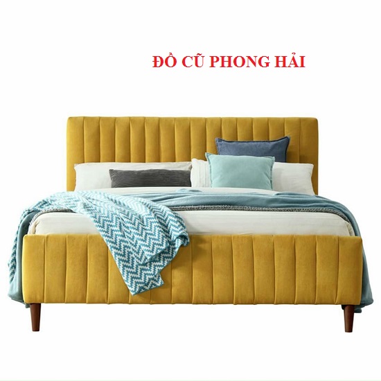 giuong-moi-1 Giường gỗ bọc nệm cao cấp, hiện đại 1m6, 1m8 mới  