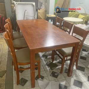 Thanh Lý Bộ Bàn Ăn Cũ 1M6 x 80 Sang Trọng Giá Tốt 5
