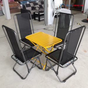 Thanh Lý Bộ Bàn Ghế Xếp Lò Xo Cafe 40x60 Hàng Tồn Kho 3 Thanh Lý Bộ Bàn Ghế Xếp Lò Xo Cafe 40x60 Hàng Tồn Kho 7