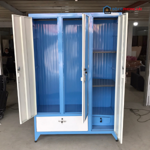 Tủ Quần Áo Sắt Sơn Tĩnh Hiện Đại Hàng Tồn Kho 5