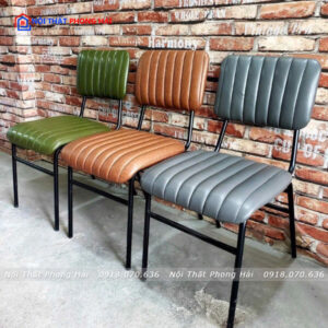 Thanh Lý Ghế Cafe Napa Bọc Da Mới 99% (Nhiều Màu) 2 ghe-cafe-dep-sang-trong-01