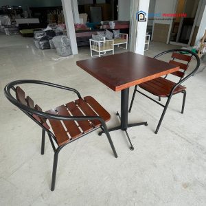 Thanh Lý Bộ Bàn Ghế Cafe Khung Sắt Hàng Tồn Kho 5