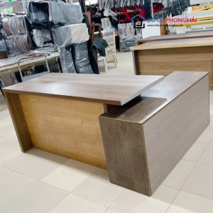 Thanh Lý Bàn Giám Đốc Chữ L Có Hộc 1M74x1M55 Tồn Kho 7