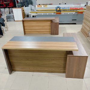 Thanh Lý Bàn Giám Đốc Chữ L Có Hộc 1M8x1M6 Tồn Kho 6