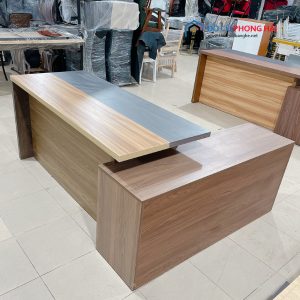 Thanh Lý Bàn Giám Đốc Chữ L Có Hộc 1M8x1M6 Tồn Kho 7