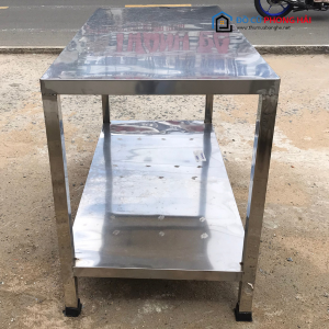 Thanh Lý Bàn Inox 2 Tầng Tồn Kho 7