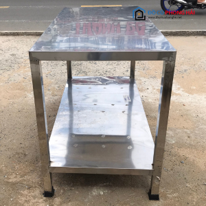 Thanh Lý Bàn Inox 2 Tầng Tồn Kho 9