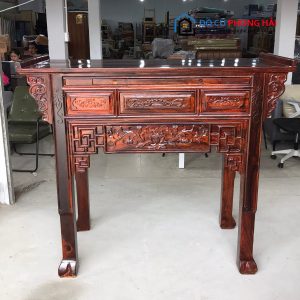 Thanh Lý Bàn Thờ Gỗ Muồng 1 Tầng Tồn Kho 12