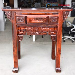 Thanh Lý Bàn Thờ Gỗ Muồng 1 Tầng Tồn Kho 10
