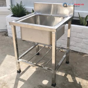 Thanh Lý Kệ Bồn Rửa Chén 1 Hộc Inox Tồn Kho 7