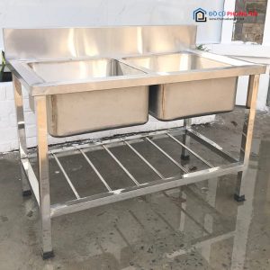 Thanh Lý Bồn Rửa Chén 2 Hộc Inox Tồn Kho 2 Thanh Lý Bồn Rửa Chén 2 Hộc Inox Tồn Kho 7