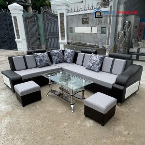 Thanh Lý Bộ Sofa Chữ L Bọc Da Simili Tồn Kho 2 Thanh Lý Bộ Sofa Chữ L Bọc Da Simili Tồn Kho 5