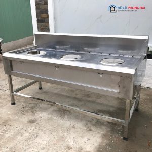 Thanh Lý Kệ Bếp Inox 3 Họng Mới 99%