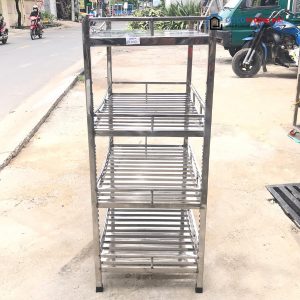 Thanh Lý Kệ Chén Inox 4 Tầng Tồn Kho 5