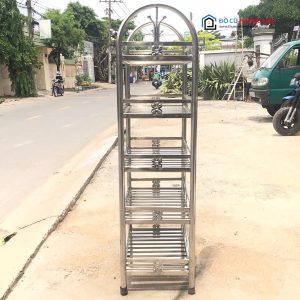Thanh Lý Kệ Chén Inox 5 Tầng Tồn Kho 2 Thanh Lý Kệ Chén Inox 5 Tầng Tồn Kho 5