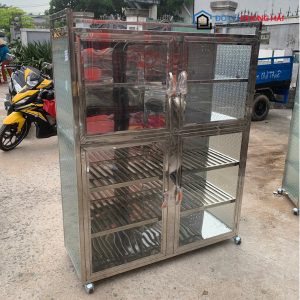 Thanh Lý Tủ Chén Inox Kính 5 Tầng 1M2 Tồn Kho 2 Thanh Lý Tủ Chén Inox Kính 5 Tầng 1M2 Tồn Kho 7