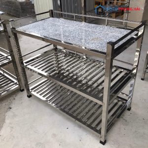Thanh Lý Kệ Inox Mặt Đá 50x100CM Tồn Kho 2 Thanh Lý Kệ Inox Mặt Đá 50x100CM Tồn Kho 5