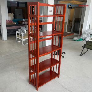 Thanh Lý Kệ Sách Gỗ 5 Tầng Nâu Đỏ Tồn Kho 2 Thanh Lý Kệ Sách Gỗ 5 Tầng Nâu Đỏ Tồn Kho 5