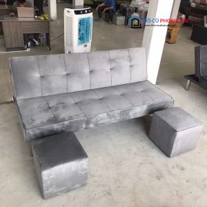 Thanh Lý Bộ Bàn Ghế Sofabed Xám Tồn Kho 6
