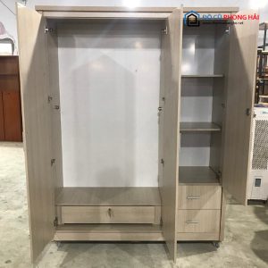 Thanh Lý Tủ Quần Áo Gỗ Cũ 1M6x60x2M1 Sang Trọng 2 Thanh Lý Tủ Quần Áo Gỗ Cũ 1M6x60x2M1 Sang Trọng 5