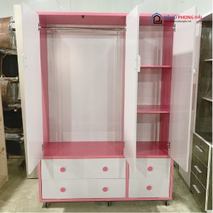 Thanh Lý Tủ Quần Áo Nhựa 3 Cánh 4 Hộc 2 Thanh Lý Tủ Quần Áo Nhựa 3 Cánh 4 Hộc 5