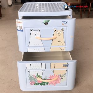 Thanh Lý Tủ Quần Áo Nhựa Lucky 2 Tầng Tồn Kho 9