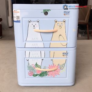 Thanh Lý Tủ Quần Áo Nhựa Lucky 2 Tầng Tồn Kho 8