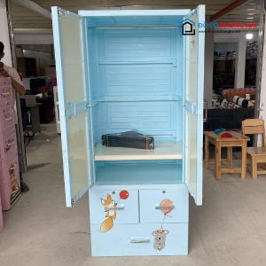 Thanh Lý Tủ Quần Áo Nhựa Louis 2 Cánh Tồn Kho (Nhiều Mẫu) 7